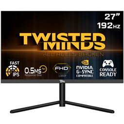 Twisted Minds Flat Gaming Monitor 27'' FHD - 192Hz, TM27FHD192IPS