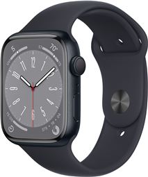 Apple Watch Series 8 GPS 45mm Midnight Alu. Case/Midnight Sport Band - Regular