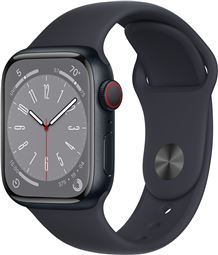 Apple Watch Series 8 GPS + Cell, 41mm Midnight Alu. Case/Midnight Sport Band - R