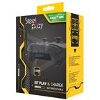STEELPLAY KIT PLAY & CHARGE TWIN BATTERIES + CABLE - BLACK