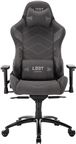 L33T Elite V4 Gaming stol (blødt kanvas), mørk