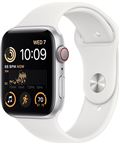 Apple Watch SE 2022 GPS + Cell, 44mm Silver Alu. Case/White Sport Band - Regular