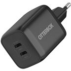 OtterBox USB-C Dual Port 65W Wall Charger - Fast Charge - Black