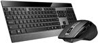 RAPOO 9900M Multi-Mode Trådløs Keyboard/Mus Nordisk Layout, sort