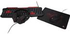 Deltaco 4-in-1 gaming kit, headset, keyboard, mouse, mousepa