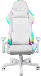 Deltaco Gaming Chair, RGB, white