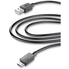 Cellularline USB Cable, Micro USB kabel 1,2 m.